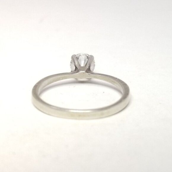 Vintage Sterling silver Avon Solitaire Ring, Size 9 Band, Engagement - Picture 3 of 9